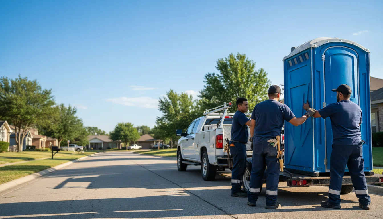 Portable Toilet Rental in Blooming Grove, TX near me